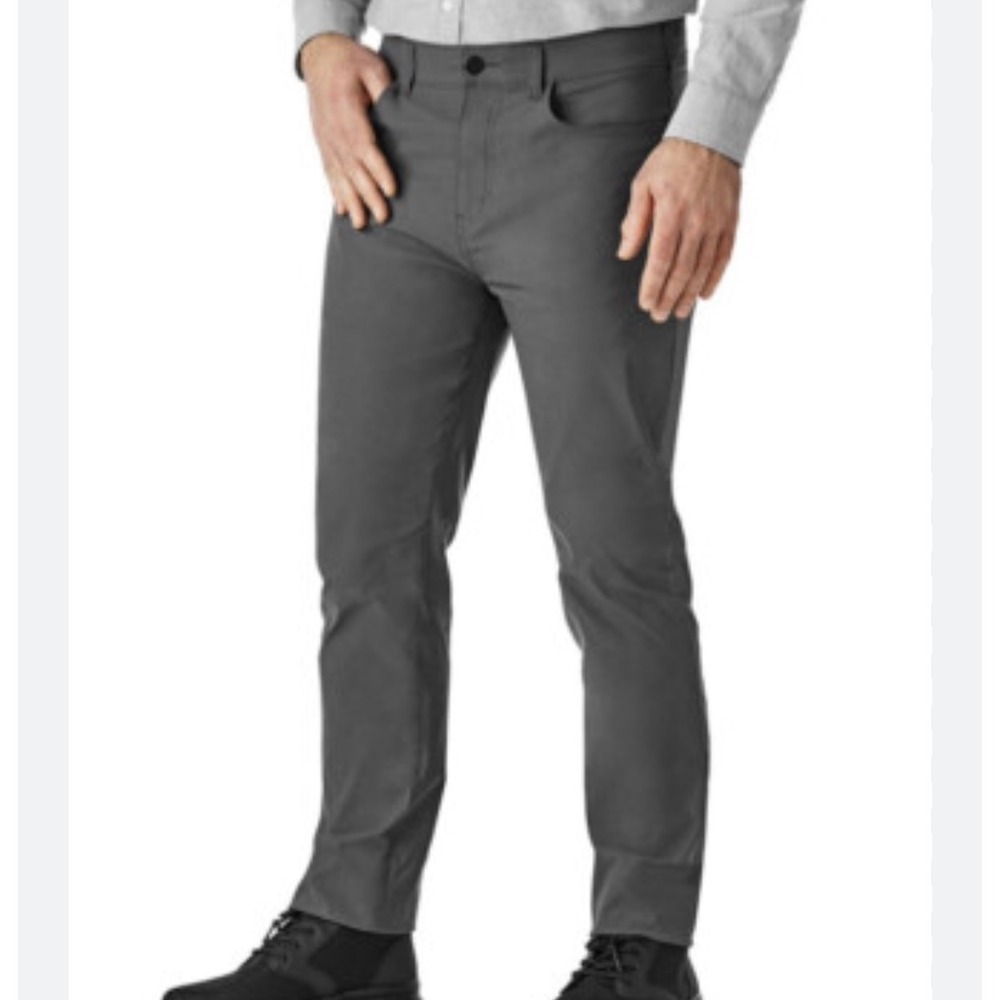 Denali Mens Performance Hiking Pants Gray Tornado 34x32 Stretch
